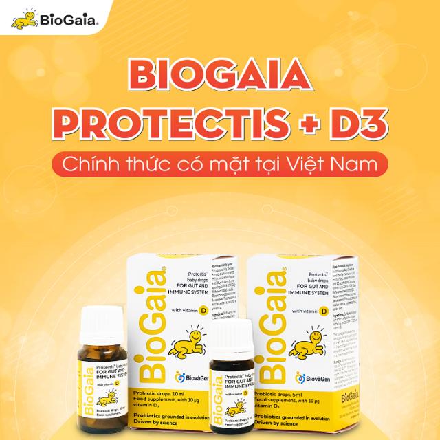BioGaia Protectis + Vitamin D3 chính thức có mặt tại Việt Nam